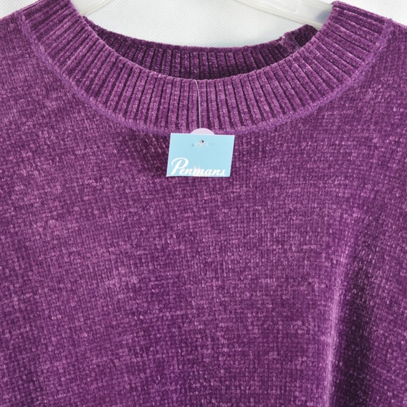 Purple Penmans Soft Sweater SZ L NWT - Picture 3 of 5